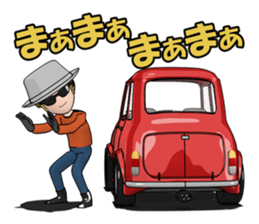 Mini size, cute car sticker #8635055