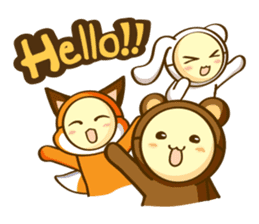 Animask : Bearon & the Gang sticker #8635938