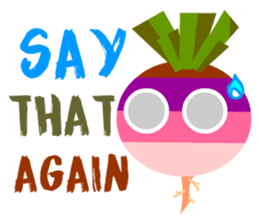 YASAI : Pink Kabu sticker #8635983