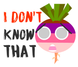 YASAI : Pink Kabu sticker #8635984