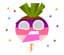 YASAI : Pink Kabu sticker #8635998