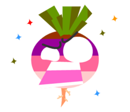 YASAI : Pink Kabu sticker #8635999