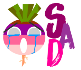 YASAI : Pink Kabu sticker #8636007