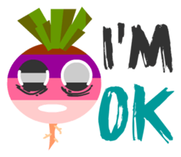 YASAI : Pink Kabu sticker #8636008