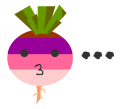 YASAI : Pink Kabu sticker #8636017