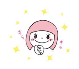 Muu and a cat 2 autumn and winter sticker #8636105