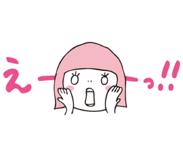 Muu and a cat 2 autumn and winter sticker #8636114