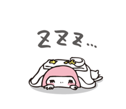 Muu and a cat 2 autumn and winter sticker #8636117