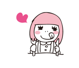 Muu and a cat 2 autumn and winter sticker #8636122