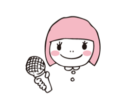 Muu and a cat 2 autumn and winter sticker #8636127