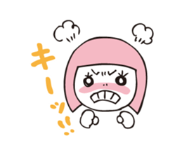 Muu and a cat 2 autumn and winter sticker #8636130