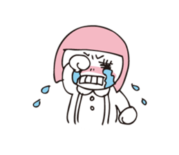 Muu and a cat 2 autumn and winter sticker #8636133