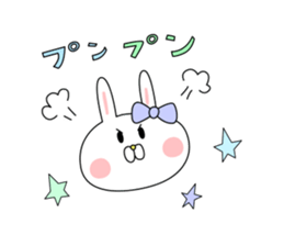 love cute rabbit sticker #8636621