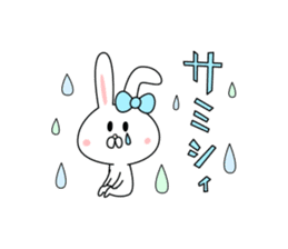 love cute rabbit sticker #8636627