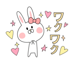 love cute rabbit sticker #8636628