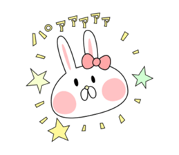 love cute rabbit sticker #8636632