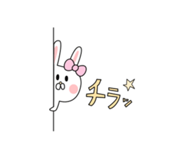 love cute rabbit sticker #8636634