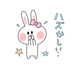 love cute rabbit sticker #8636636