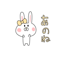 love cute rabbit sticker #8636641