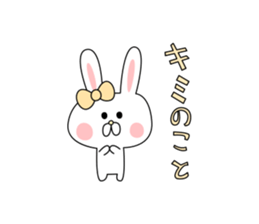 love cute rabbit sticker #8636642