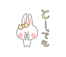 love cute rabbit sticker #8636643