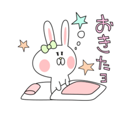 love cute rabbit sticker #8636646