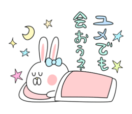love cute rabbit sticker #8636647