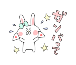 love cute rabbit sticker #8636651