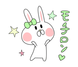 love cute rabbit sticker #8636653