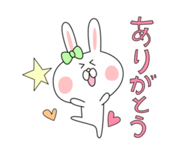 love cute rabbit sticker #8636654
