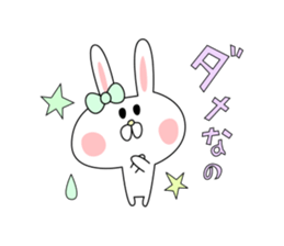 love cute rabbit sticker #8636655