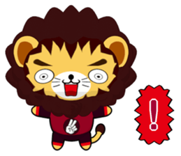 Lion Bubu (Happy days) sticker #8637172