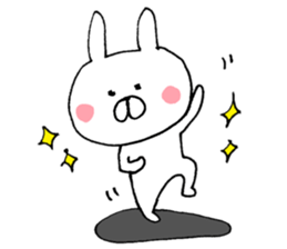 Warm rabbit! sticker #8637661