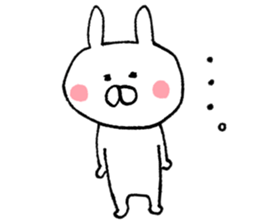 Warm rabbit! sticker #8637664