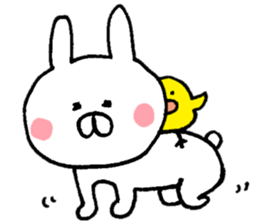 Warm rabbit! sticker #8637672