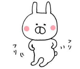 Warm rabbit! sticker #8637676