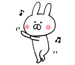 Warm rabbit! sticker #8637686