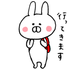 Warm rabbit! sticker #8637691