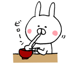 Warm rabbit! sticker #8637693