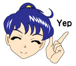 Ninja Girl Wars - Body Language I - sticker #8638060