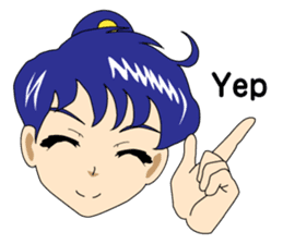 Ninja Girl Wars - Body Language I - sticker #8638060