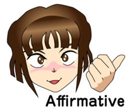 Ninja Girl Wars - Body Language I - sticker #8638062