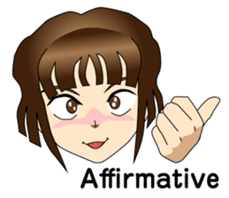 Ninja Girl Wars - Body Language I - sticker #8638062