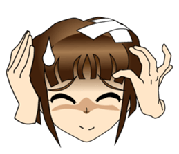 Ninja Girl Wars - Body Language I - sticker #8638069