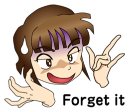 Ninja Girl Wars - Body Language I - sticker #8638074