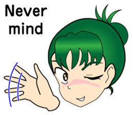 Ninja Girl Wars - Body Language I - sticker #8638081