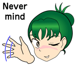 Ninja Girl Wars - Body Language I - sticker #8638081