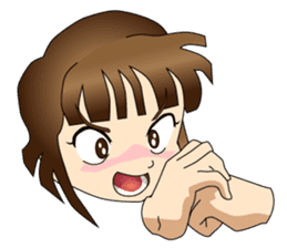 Ninja Girl Wars - Body Language I - sticker #8638088