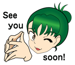 Ninja Girl Wars - Body Language I - sticker #8638097