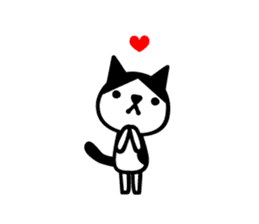 Greetings cat and animals(Love ver.) sticker #8638338